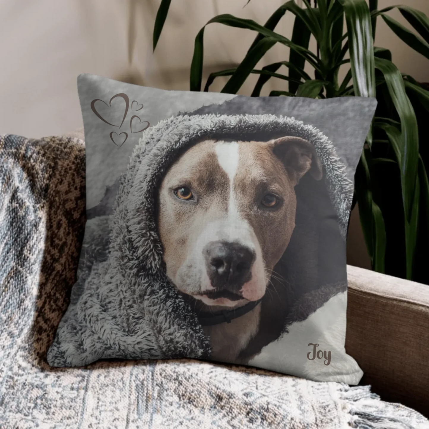 Personalisiertes Kissen - Kissen mit deinem Liebling drauf Personalisiertes Kissen mit deinem Hund als Motiv. Perfekt für das eigene Zuhause oder als Geschenk.