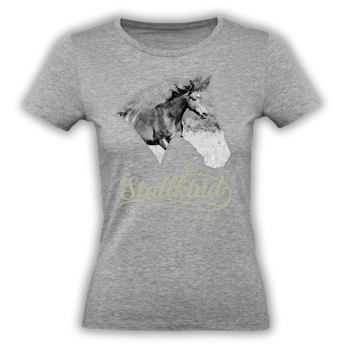 Personalisiertes T-Shirt "Stallkind" Standard Personalisiertes T-Shirt mit Pferdemotiv für alle Pferdeliebhaber – Name, Bild & Farbe wählbar. Hochwertig, bequem, nachhaltig. Für echte Stallkinder.