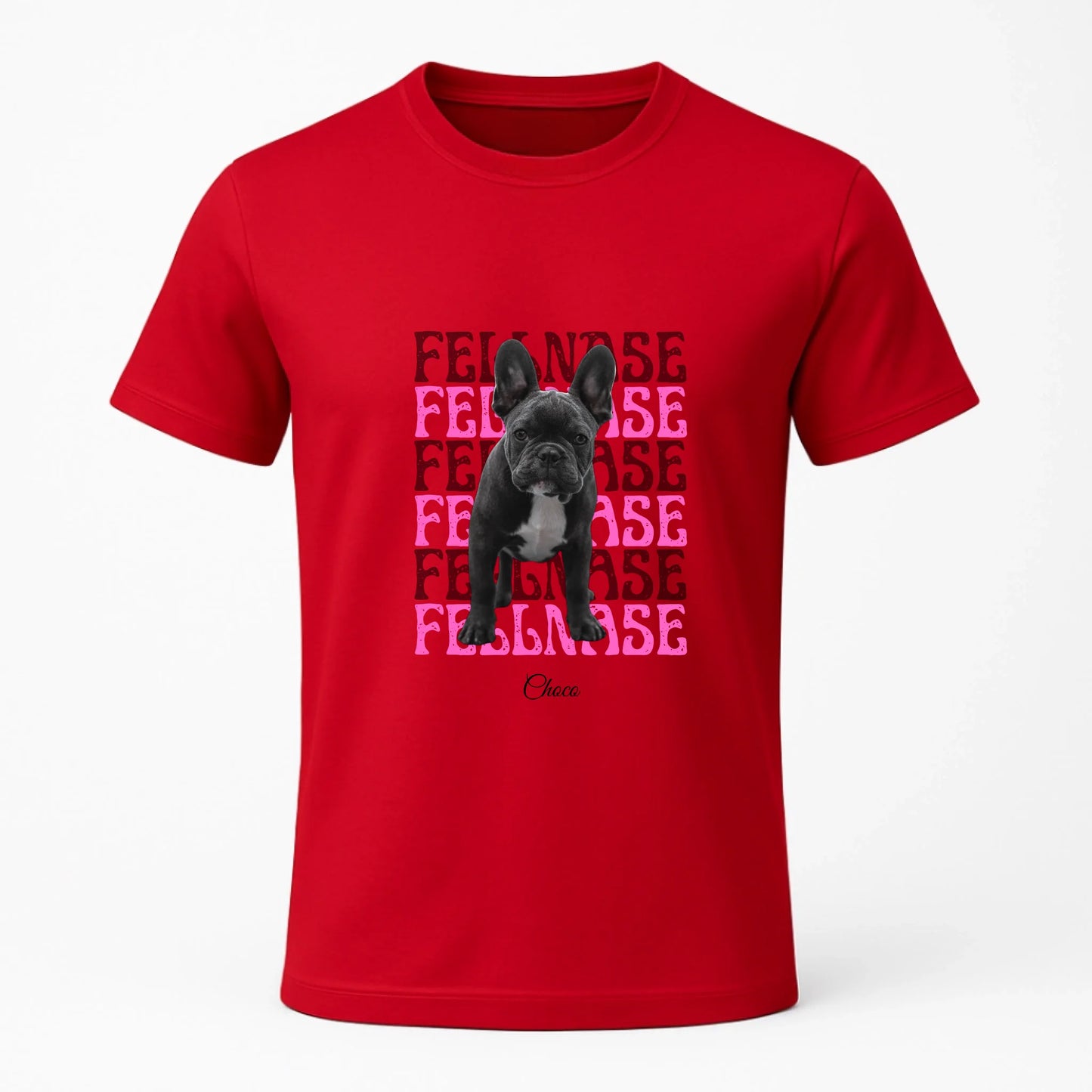 Personalisiertes T-Shirt "Fellnase" Trag dein Lieblingsbild immer bei dir – personalisiertes T-Shirt mit deinem Hund. Hochwertiger Druck, individuell gestaltet, in wenigen Tagen geliefert.
