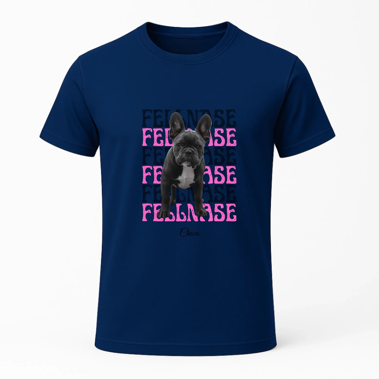Personalisiertes T-Shirt "Fellnase" Trag dein Lieblingsbild immer bei dir – personalisiertes T-Shirt mit deinem Hund. Hochwertiger Druck, individuell gestaltet, in wenigen Tagen geliefert.