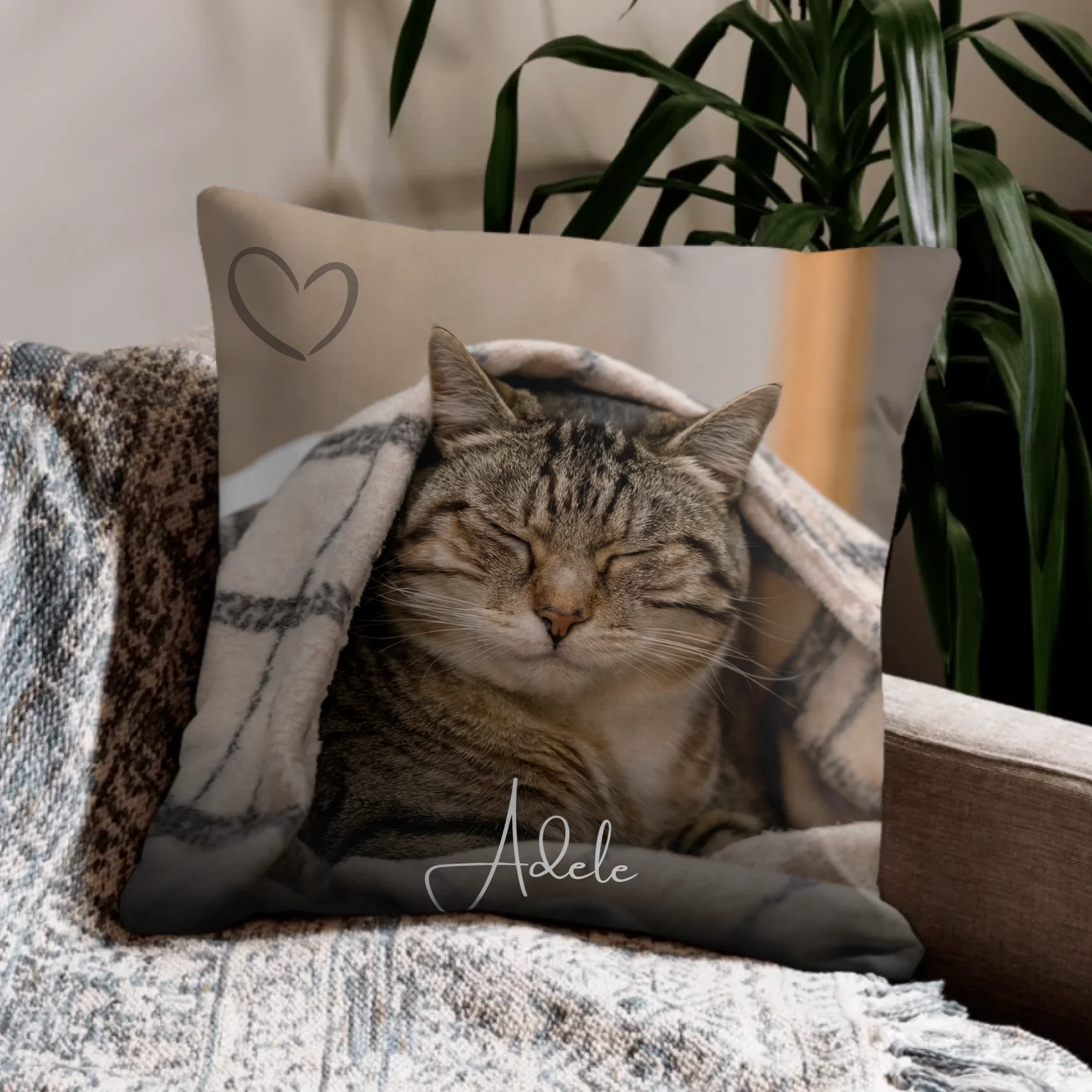 Individuelles Kissen - Fotokissen Individuelles Kissen mit deinem Haustier. Individuell gestaltet als einzigartiges Wohnaccessoire oder Geschenk für Tierliebhaber.