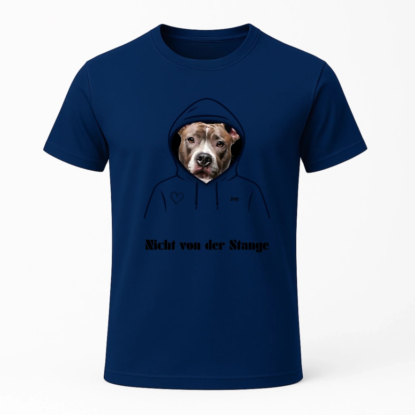 Personalisiertes T-Shirt mit Hundemotiv personalisiertes T-Shirt für Tierliebhaber. Mit deinem Wunschbild von Hund oder Katze. Emotional, einzigartig, perfekt als Geschenk.