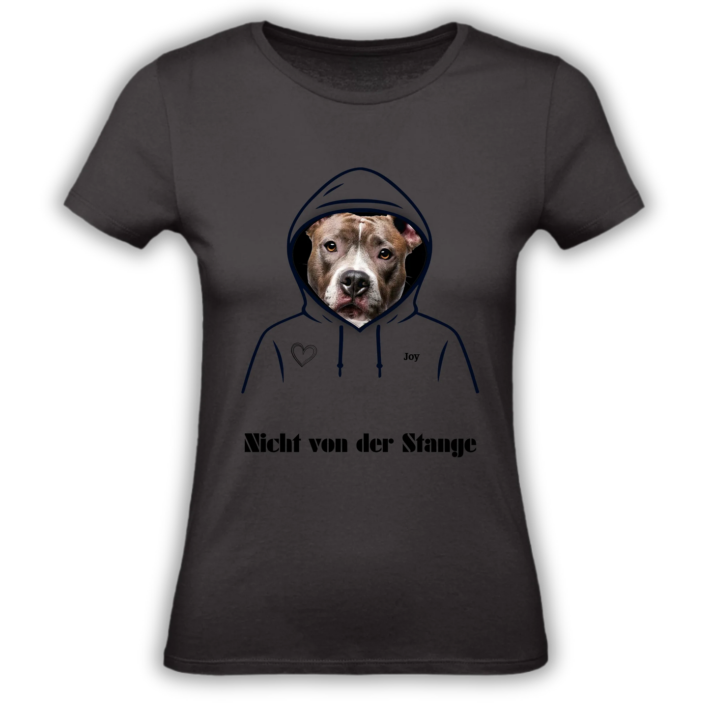 Personalisiertes T-Shirt mit Hundemotiv personalisiertes T-Shirt für Tierliebhaber. Mit deinem Wunschbild von Hund oder Katze. Emotional, einzigartig, perfekt als Geschenk.