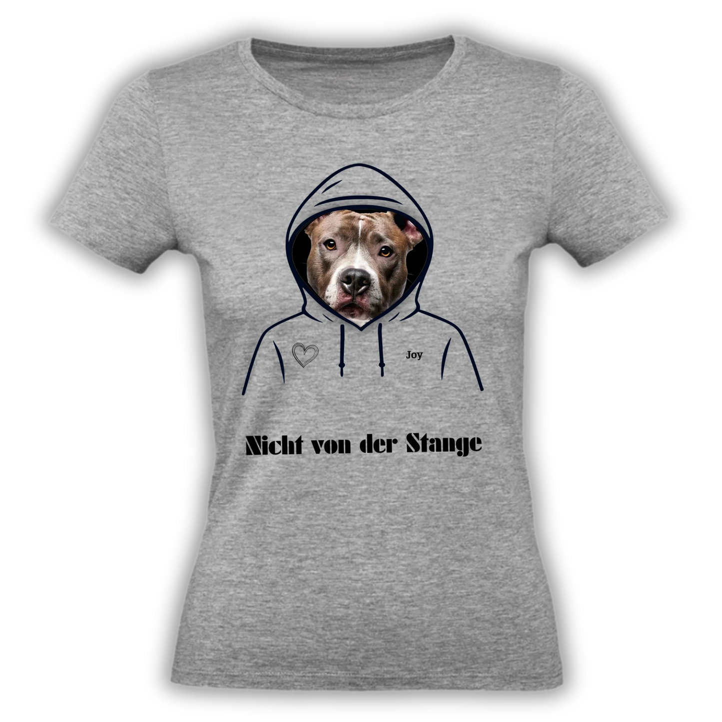 Personalisiertes T-Shirt mit Hundemotiv personalisiertes T-Shirt für Tierliebhaber. Mit deinem Wunschbild von Hund oder Katze. Emotional, einzigartig, perfekt als Geschenk.
