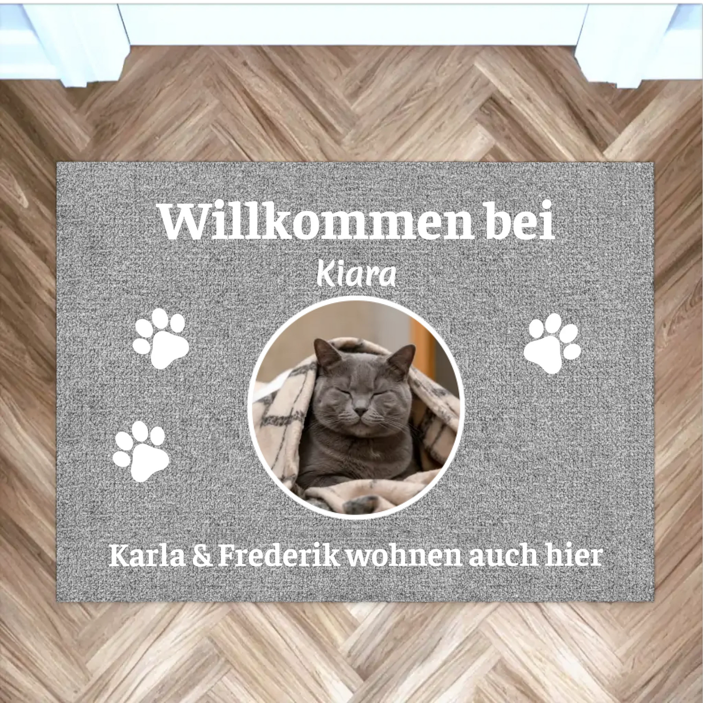 Selbsterstellte Fußmatten Mockup - schatten