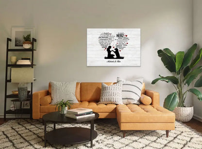 PERSONALISIERTE LEINWAND "MEHR ALS EIN GEFÄHRTE"