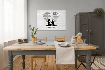 PERSONALISIERTE LEINWAND "MEHR ALS EIN GEFÄHRTE"