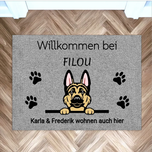 Selbsterstellte Fußmatten Mockup - schatten