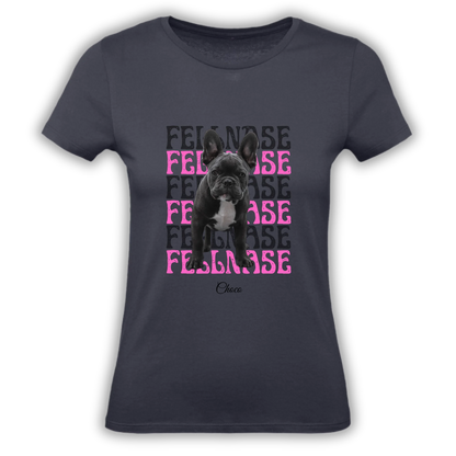 Personalisiertes T-Shirt "Fellnase" Trag dein Lieblingsbild immer bei dir – personalisiertes T-Shirt mit deinem Hund. Hochwertiger Druck, individuell gestaltet, in wenigen Tagen geliefert.