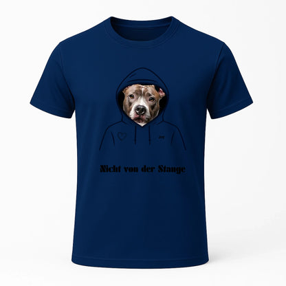 Personalisiertes T-Shirt mit Hundemotiv personalisiertes T-Shirt für Tierliebhaber. Mit deinem Wunschbild von Hund oder Katze. Emotional, einzigartig, perfekt als Geschenk.