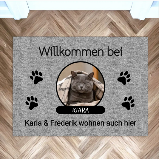 Selbsterstellte Fußmatten Mockup - schatten