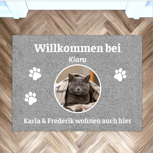 Selbsterstellte Fußmatten Mockup - schatten