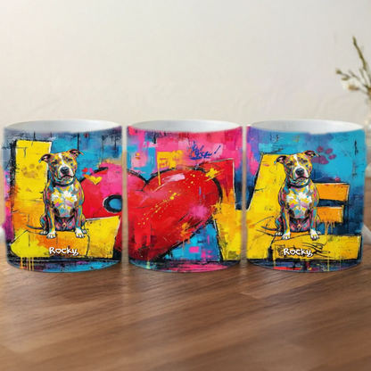 Personalisierte Tasse - "LOVE"
