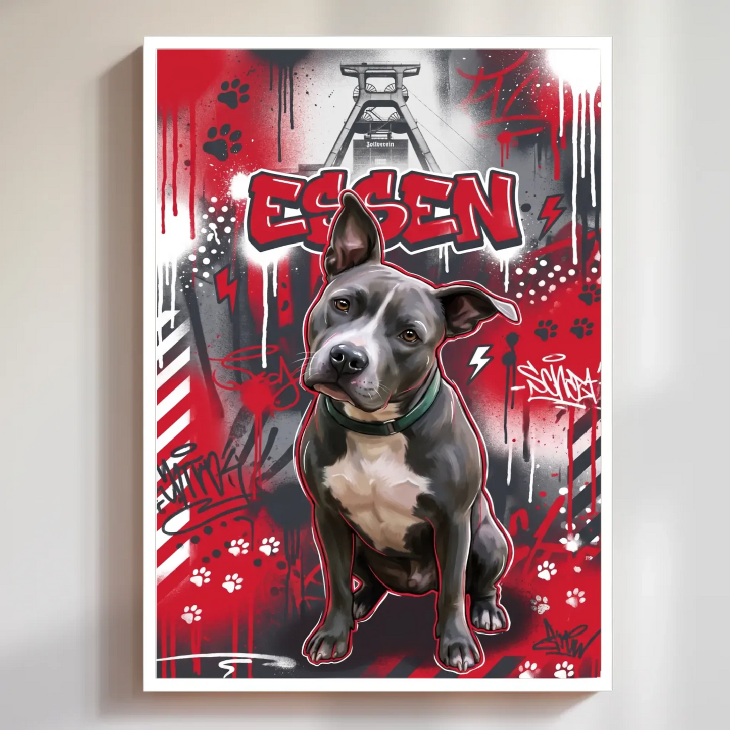 Rahmenansicht für die Vorschau deines personalisierten Posters