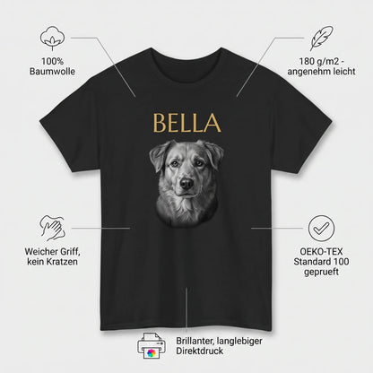 T-shirt personnalisé, caractéristiques : 100 % coton, OEKO-TEX, toucher doux